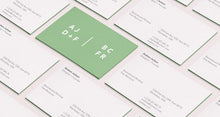 Load image into Gallery viewer, Free Psd Business Card Mock-Up Isometric View