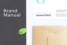 Load image into Gallery viewer, Free Spring Vibed Green Business Stationery and Branding Mockup Toolkit