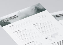 Load image into Gallery viewer, Free Minimalistic And Clean Resume Template