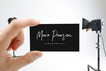 Load image into Gallery viewer, 2 Free Business Card Mockups