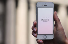 Load image into Gallery viewer, Free Set of iPhone 5S In Hand (Mockup)