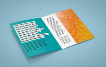 Load image into Gallery viewer, Free Leaflet Mockup A5 Bi-Fold Mockup Set 6 Views