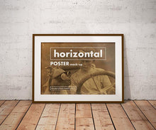 Load image into Gallery viewer, Free Vintage Poster Frame Mockup Collection
