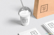 Load image into Gallery viewer, Free Mouth-Watering Transparent Plastic Cup Mockup