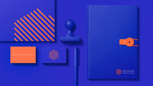 Load image into Gallery viewer, Free Unicolor Stationery Mockup Pack