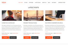 Load image into Gallery viewer, Vega - Free One Page WordPress Theme