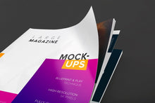 Load image into Gallery viewer, Free Large Magazine Cover Close Up View (Mockup)