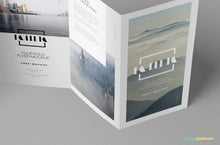 Load image into Gallery viewer, Free Photo-realistic Folded Brochure Mockup