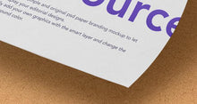 Load image into Gallery viewer, Free Floating Design Gravity Paper Mockup Psd

