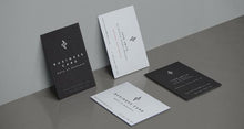 Load image into Gallery viewer, Free Side View of Business Card Mockup

