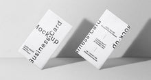 Load image into Gallery viewer, Free Front View Business Card Mockup
