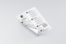 Load image into Gallery viewer, Free Professional Blue Resume Template in Photoshop (PSD) Format
