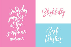 Beautiful Bloom - Free Brush Font