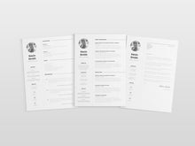 Load image into Gallery viewer, Free Clean and Minimal CV Resume Template in Illustrator (AI) Format
