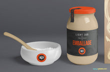 Load image into Gallery viewer, Free Complete Packaging Jar Mockup
