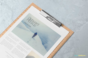 Free A4 Size Paper Mockup Design