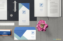 Load image into Gallery viewer, Free Impressive Corporate Identity Mockup Scene
