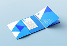Load image into Gallery viewer, Free Open and Closed Folder Mockup Includes Cover Page
