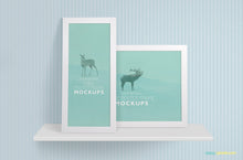 Load image into Gallery viewer, Free 2 Photo Frame Mockups
