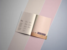 Load image into Gallery viewer, Free 3 x Super Clean Brochure or Magazine Mockup
