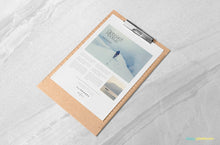 Load image into Gallery viewer, Free A4 Size Paper Mockup Design
