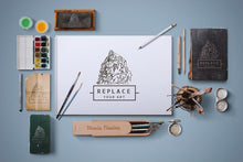 Load image into Gallery viewer, Free Art Equipments Scene Mockup
