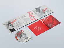 Load image into Gallery viewer, Free 6-Panel Digipack Mockup CD or DVD Cover
