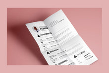 Load image into Gallery viewer, Free Modern Clean Resume CV Template Photoshop (PSD) Format
