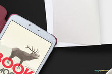 Load image into Gallery viewer, Free Open Book Mockup Scene
