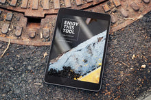 Load image into Gallery viewer, Free Macbook Pro, iPhone and iPad on the Street PSD Mockup

