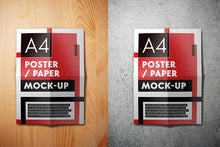 Load image into Gallery viewer, Free A4 Poster or Page Mockup Set
