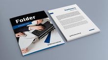 Load image into Gallery viewer, Free Set of Corporate Identity Papers and More PSD Mockup
