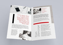 Load image into Gallery viewer, Free Bi-fold DL Leaflet Mockup 4 Views

