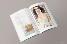 Load image into Gallery viewer, Free 3 Magazine Mockup Design Templates
