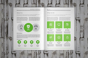 Free A4 Catalogue Brochure Mockup