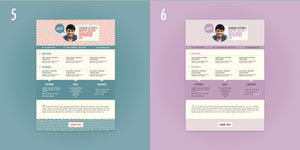 Free 6 Styles of Resume Templates in Illustrator (AI) Format