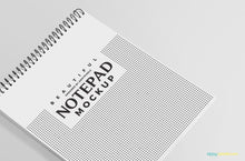 Load image into Gallery viewer, Free Ringed Notepad Mockup

