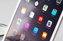 Load image into Gallery viewer, Free Ultra-Clean StandingWhite iPad Mockup in Office
