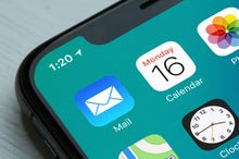 Load image into Gallery viewer, Free Isometric Black iPhone X Top Part Mockup
