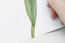 Load image into Gallery viewer, Free High Resolution White Sketch Paper Mockup with a Hand Drawing
