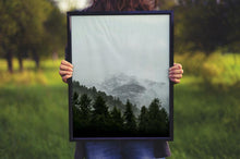 Load image into Gallery viewer, Free Women Holding a Poster Frame Mockup
