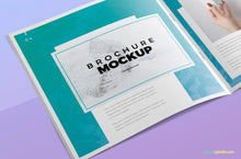 Load image into Gallery viewer, Free Square Brochure Mockup

