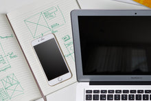 Load image into Gallery viewer, Free Workspace with Macbook Air (Mockup)
